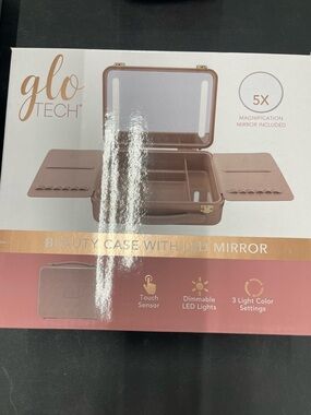 gloTECH LED Beauty Case in Rose Gold
